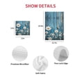 thumbnail image 7 of Blue Wooden Daisy Kitchen Dish Towels for Drying Dishes Set of 4, Vintage Farmhouse Butterfly Flowers Waffle Weave Microfiber Hand Tea Bathroom Towels Quick Dry & Absorbent Towel 12x12, 7 of 7