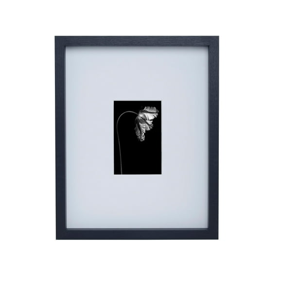 Marco de pared Mikasa Wood Gallery, 30 x 38 cm, mate, 10 x 15 cm, negro