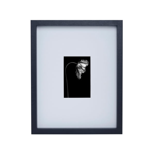 Marco de pared Mikasa Wood Gallery, 30 x 38 cm, mate, 10 x 15 cm, negro