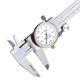 thumbnail image 4 of Calibrador de cuadrante, Acero inoxidable a prueba de golpes, Calibrador con indicador de cuadrante, blanco, 0~6 pulgadas 0-150mm Sharpla Calibrador del dial, 4 of 8