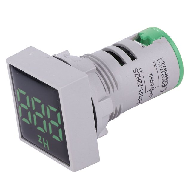 Indicador de frecuencia BuyWeek medidor de frecuencia de CA con pantalla digital cuadrada LED