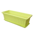 thumbnail image 1 of 1pc Plastic Vegetable Flowerpot – Breathable Rectangular Planter for Indoor Gardening, 1 of 6