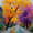 AutumnTree, variant on Neutral Textured Tree Canvas Nature Inspired Rustic Contemporary Home Wall Decor