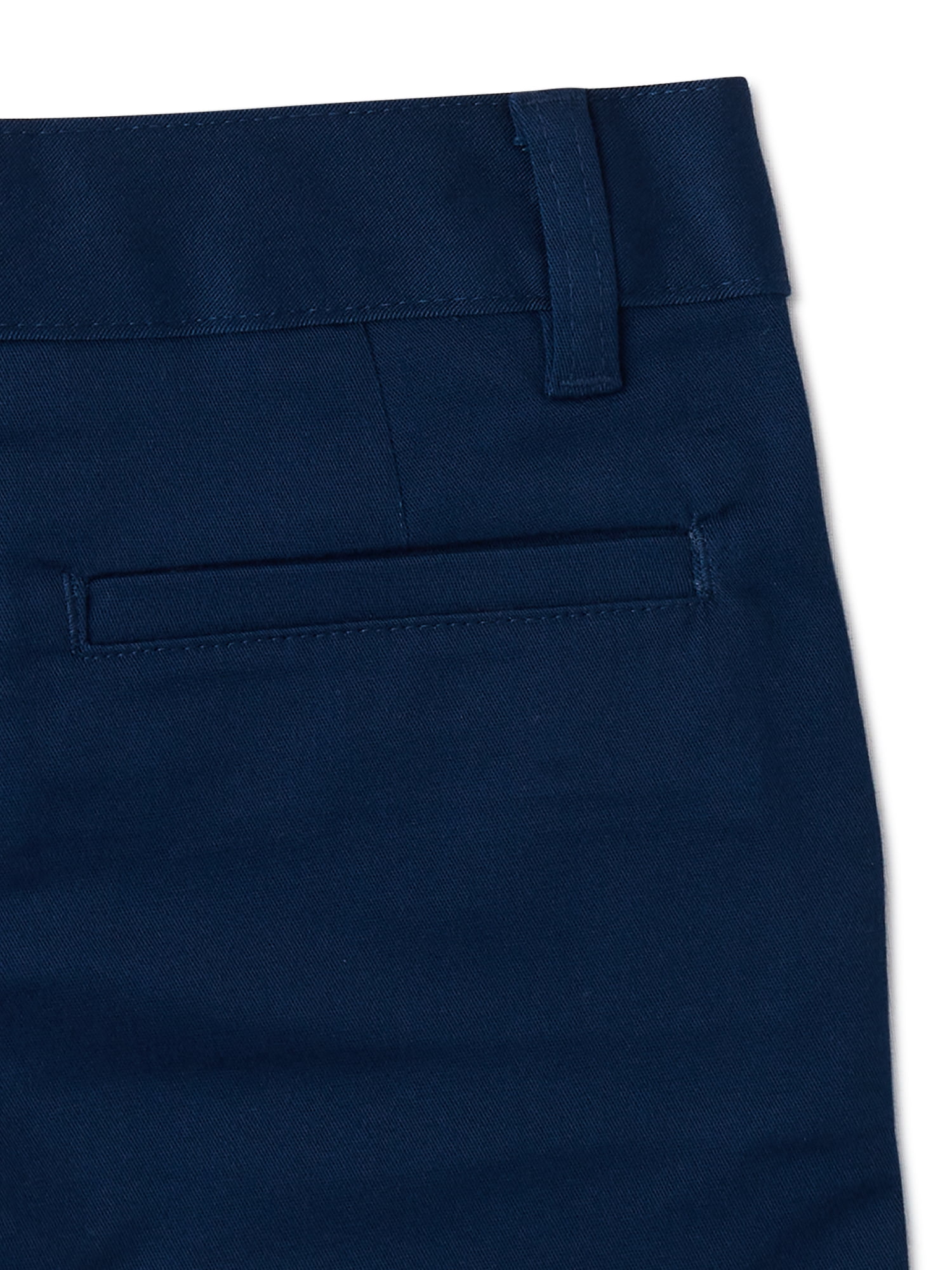 Wonder Nation Girls School Uniform Bermuda Shorts, Sizes 4-16 & 8-20 Plus