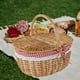 thumbnail image 5 of Cesta de picnic de mimbre, cesta tejida de mimbre con tapa y asa, práctica cesta de mimbre Grande, 5 of 9