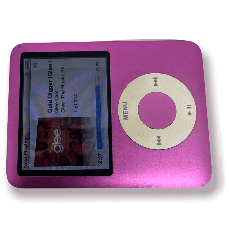 Pre-Owned Used Apple iPod Nano 3rd Gen 8GB, MP3 player + Silicone