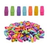 200-Pack Kids Pencil Cap Erasers for School, Bulk Quality Rubber, Assorted Colors