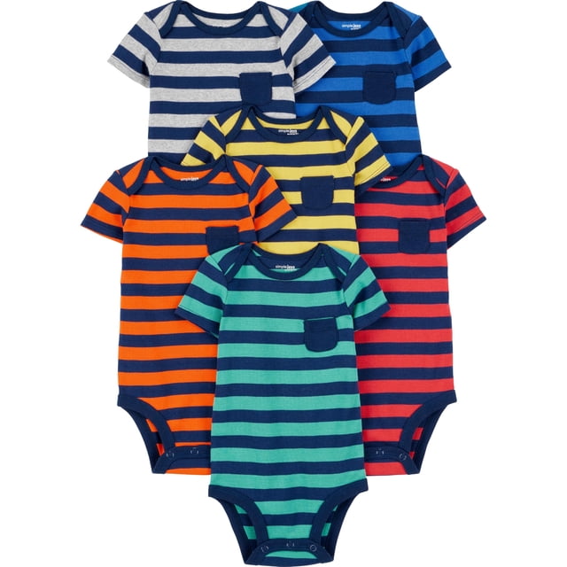 Body Simple Joys by Carter's Baby Stripes de 6 a 9 meses x 6