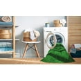 thumbnail image 2 of Ahgly Company Machine Washable Indoor Square Transitional Green Area Rugs, 3' Square, 2 of 7