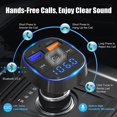 thumbnail image 4 of Upgraded Version Fm Transmitter For Car, Bluetooth 5.0 Car Radio Audio Adapter, 4 of 5