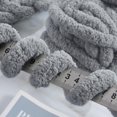 thumbnail image 4 of 2pack 214g Blingbling Chunky Yarn for Hand Knitting,Super Jumbo Yarn, Bulky Glitter Soft Plush Yarn,Shiny Large Thick Chenille Yarn, Giant Yarn for Chunky Blanket, 4 of 7