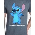 thumbnail image 4 of Lilo and Stitch Men's and Big Men's Mistakes Were Made Graphic Tee, Sizes S-3XL, 4 of 5