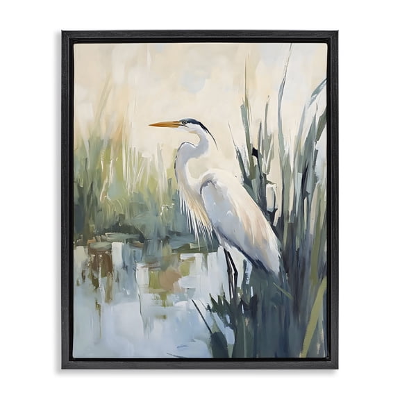 Stupell Industries Rustic Lodge King Of The Marsh Black Floating Frame Canvas Art, 17 x 21, by Creative Studio