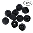 thumbnail image 1 of 10 Pcs Embouts de Remplacement en Silicone pour Écouteurs 13MM Réduction de Bruit (Noir), 1 of 5