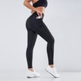 thumbnail image 7 of Thick High Waist Yoga Pants With Pockets Workout Running Yoga Leggings For Women, 7 of 7