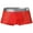Red, variant on 2025 Clearance! Womens Clearance asdoklhq Underwear for Men,Men's ice silk pattern flat angle perspective boxer briefs