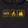 thumbnail image 3 of Instant Message - Camping Panels - Men's Pullover Hooded Fleece Sweatshirt, 3 of 6