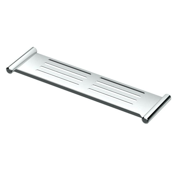 Gatco 1460 Elegant 19" Corner Shelf, Chrome