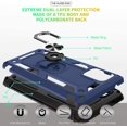 thumbnail image 4 of Compatible for Samsung Galaxy A51 5G Case (Not Fit Galaxy A51) with HD Screen Protector, Military-Grade Shockproof Protective with Magnetic Kickstand Ring Phone Case for Samsung A51 5G, Blue, 4 of 15