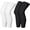 Black and White, variant on 2 Pairs Compression Leg Sleeve Full Length Leg Sleeves Sports Cycling Leg Sleeves for Men Women, Running, Basketball