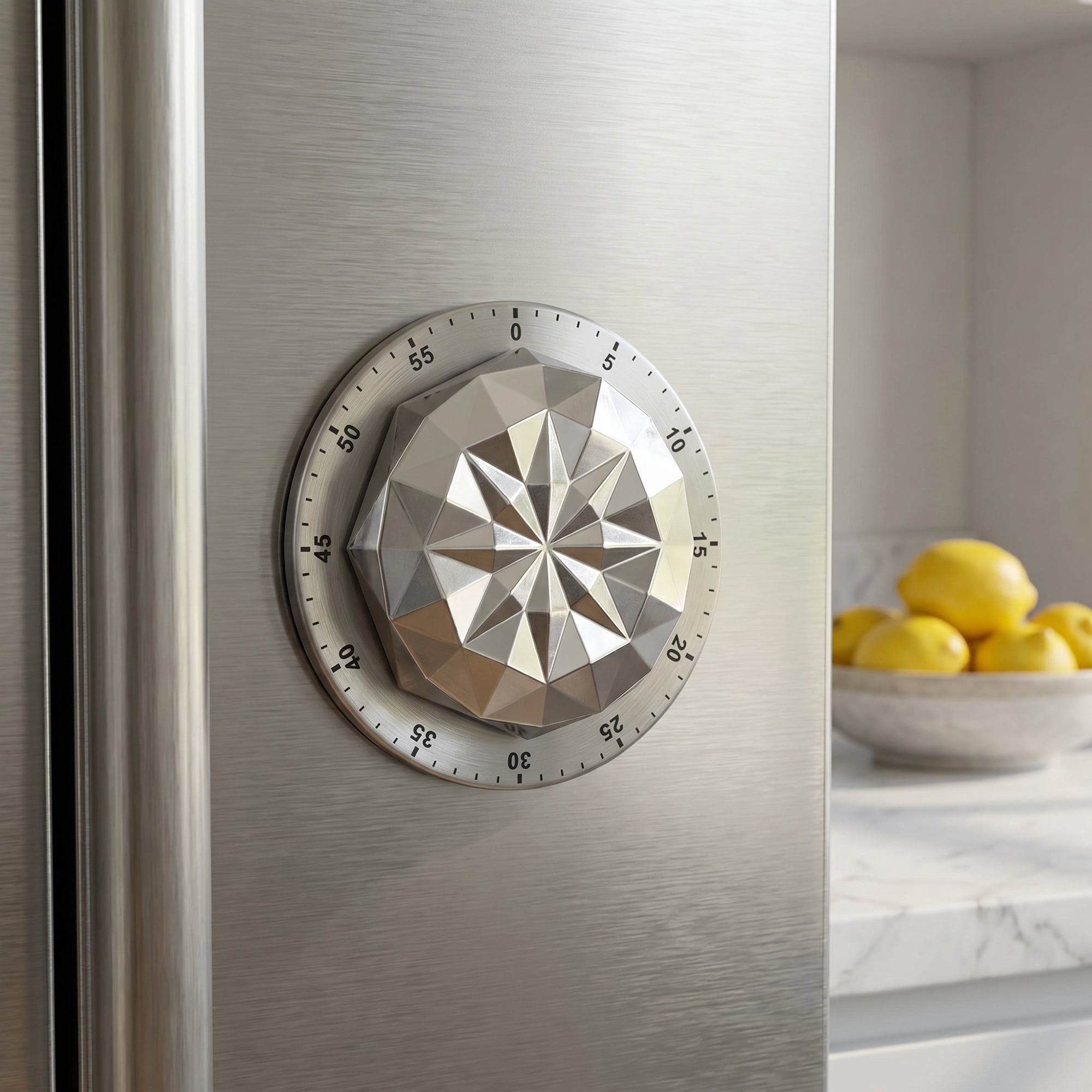 Unique Bargains Durable Loud Alarm Magnetic Backing Timer for Cooking Silver B