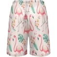 thumbnail image 3 of GZHJMY Flamingo Pajama Pants Short for Men, Lounge Pants Lightweight Men Pajama Bottoms with Drawstring Pockets, Christmas New Year Birthday Gifts, XX-Large, 3 of 7