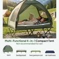 thumbnail image 4 of Outsunny Ensemble de Camping Portable Pliable, Tente de Camping, Vert Foncé, 4 of 9