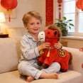 thumbnail image 6 of Horse Plush Toys Cuddly Pillow Cushion Stuff Dolls Huggable Cushion Plush Plushie Must Have Cute Toy For Holidays Stuffed Animals Valentine'S Day/Birthday/Holiday Red3 - One Size, 6 of 9