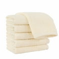 thumbnail image 2 of Unique Bargains 100% Cotton 6-Pack Washcloth Face Towels 13" x 13" Beige, 2 of 8