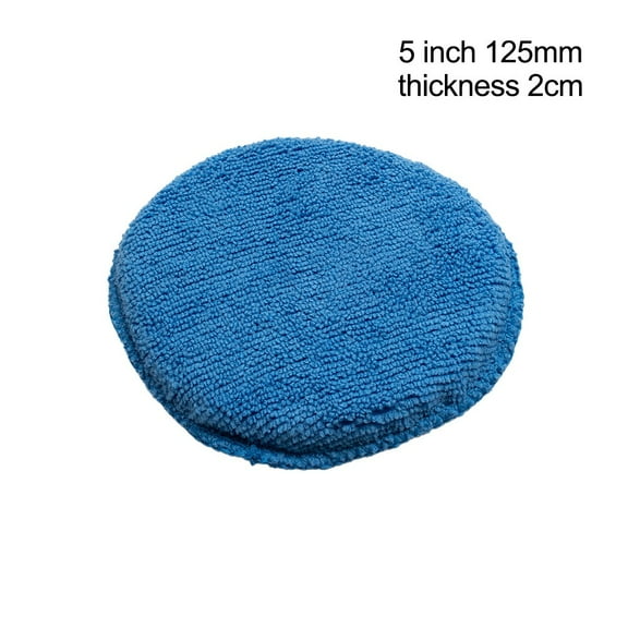 10PCS 5 Inch 125Mm Car Polishing Pads Wax Foam Sponge Microfiber Cleaning Buffer