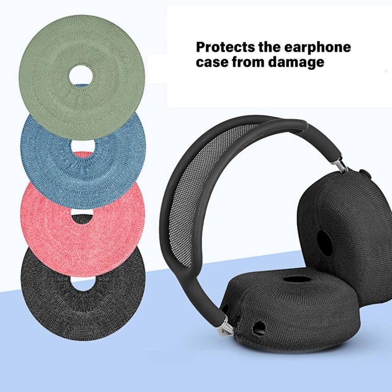 500 Pcs Disposable Headphone Covers - Non-Woven Stretch Earpad Protectors, 4.3" Diameter, Sweatproof & Sanitary