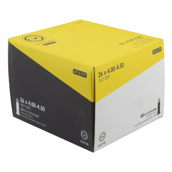 Sunlite Utili-T Standard Schrader Valve Tubes 26x4.00-4.50 SV 48mm 0d
