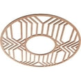 thumbnail image 2 of 30"OD x 11"ID x 1/4"T Empire Wood Fretwork Pierced Ceiling Medallion, Cherry, 2 of 3