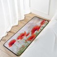 thumbnail image 6 of Dreamtimes Field Red Poppy Flower Kitchen Mats Washable Long Floor Runner Rug Non-Slip Fatigue Area Rugs Fashion Absorbent Doormat Cushioned for Farmhouse Home Bath Indoor Outdoor Decor 39"x20", 6 of 6