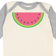 thumbnail image 4 of Inktastic Watermelon Slice Boys or Girls Long Sleeve Baby Bodysuit, 4 of 5