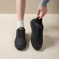 thumbnail image 2 of Women Sneakers Faux Leather Casual Shoes Comfortable Soft Walking Shoes for Dress and Everyday Wear Fashion Thick Sole Work Business Parties Tennis Sneaker, 2 of 4