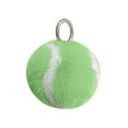 thumbnail image 2 of Fluffy Tennis Ball Keychain – Cute Plush Sports Key Ring, Soft Pompom Bag Charm for Backpack, Purse, Gifts, 2 of 6