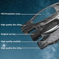 thumbnail image 3 of Zinc Alloy Key Fob Cover,Keychain,Full Protection Car Key Case for Benz A B C E S R V G M ML CLA CLS GLA GLC GLE GLS SL SLC GLK GL SLK Class Smart Keyshell Accessories,Gun Color,For Mercedes Benz A, 3 of 7