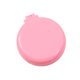 thumbnail image 2 of Pisexur Belleza Maquillaje Cepillo de pelo plegable romántico color macarrón con espejo, redondo, portátil, de bolsillo, mini peine masajeador, tamaño de viaje, para mujerepara mujeres y hombres, 2 of 2
