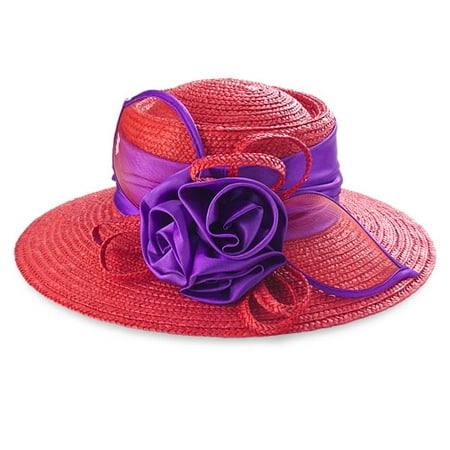 Purple Satin Roses Red Hat