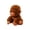 E003- Brown, variant on Gorilla Stuffed Animal, Plush Stuffed Animals, 8in, Gray Trim, Comforting Playpiece, Home Shelf Display, 1 Pc