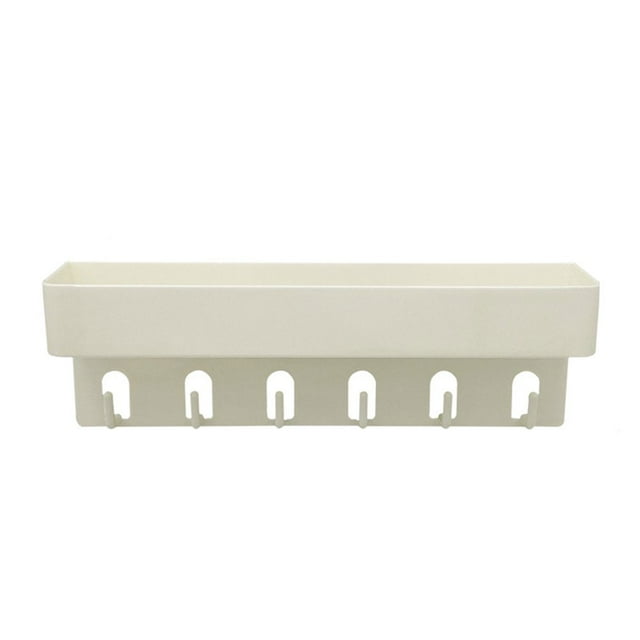 Bathroom Hanging Shower Caddies No Drilling Rack With Hooks for Soap Shampoo Scrubbers Body Wash
