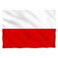 thumbnail image 1 of Polish Flag (Front Back Print) Pillow Case, 1 of 2