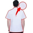 thumbnail image 1 of fastboy Uniforme Ajusté Lavable Veste de Chef de Cuisine Durable Uniformes de Chef Inaltérable Uniforme Professionnel Confortable Chef m L, 1 of 8