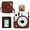 Brown, variant on Caiyoule Mini 13 Protective Case Compatible with Fujifilm Instax Mini 13 Instant Camera, PU Leather Camera Case with 64 Pockets Mini Photo Album and Adjustable Shoulder Strap (No Camera) - Purple