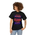 thumbnail image 2 of DJH Apparel | UVA: Not In Our House Sports Athletic Tshirt, 2 of 3