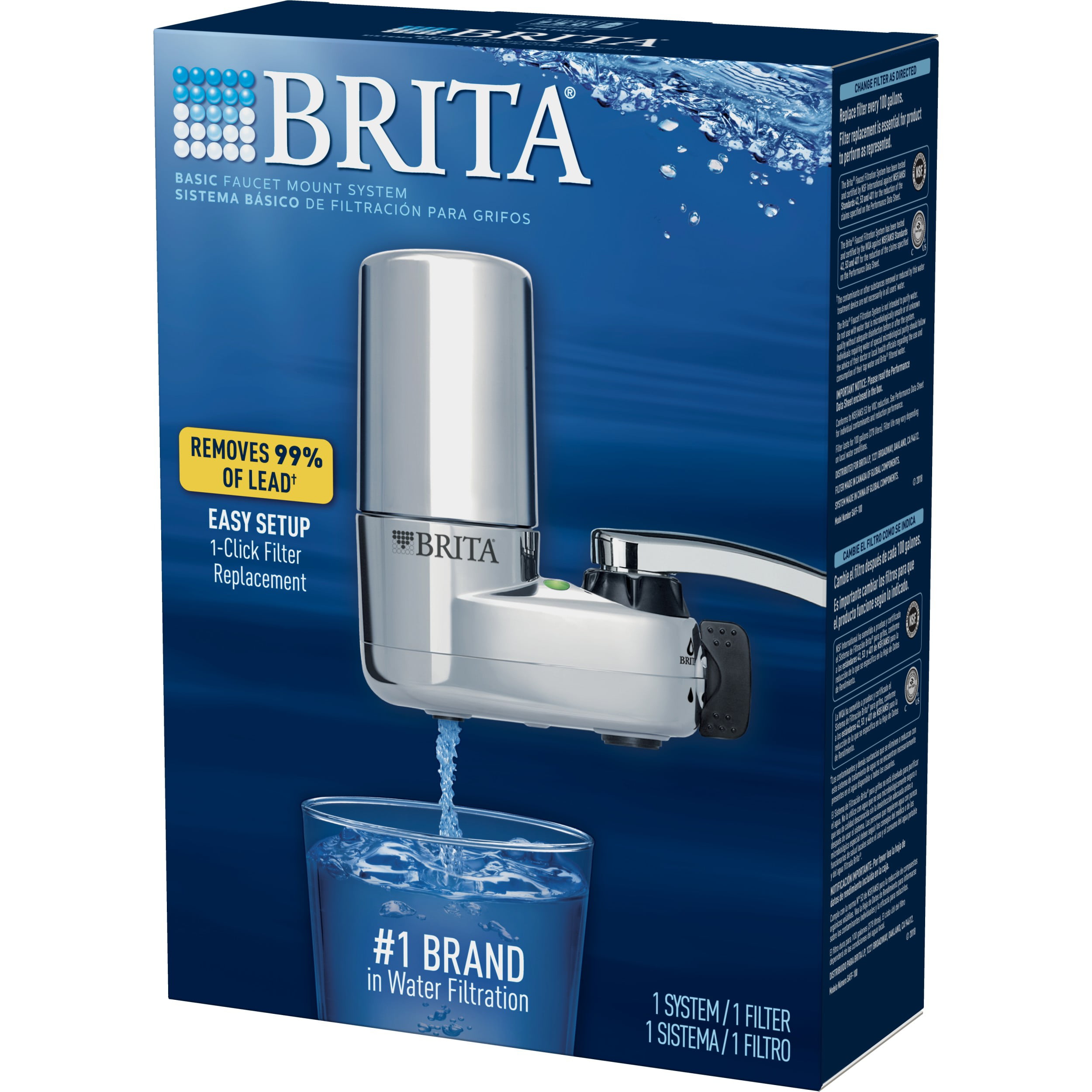 Brita brita basic faucet mount water filter system 