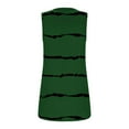 thumbnail image 5 of Hinvhai Clearance Sleeveless Tops for Women Women's Solid Color V-neck Comfortable Plus Size T-shirt Sleeveless Blouse Tops Green 4(S), 5 of 5