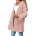 thumbnail image 4 of Open Front Women Long Sleeved Oversized Knit Slouchy Casual Loose Cardigan Coat, 4 of 5