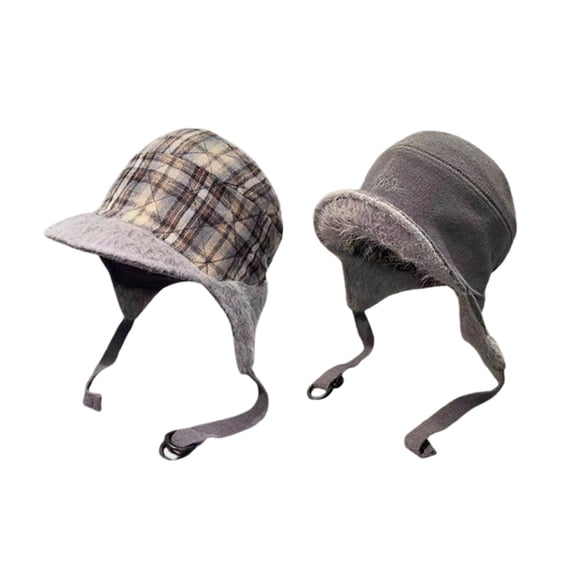 Warop Women's Winter Ushanka Hat, Warm Thickened Cold-proof with Ear Flaps, for Outdoor Activities and Daily Use